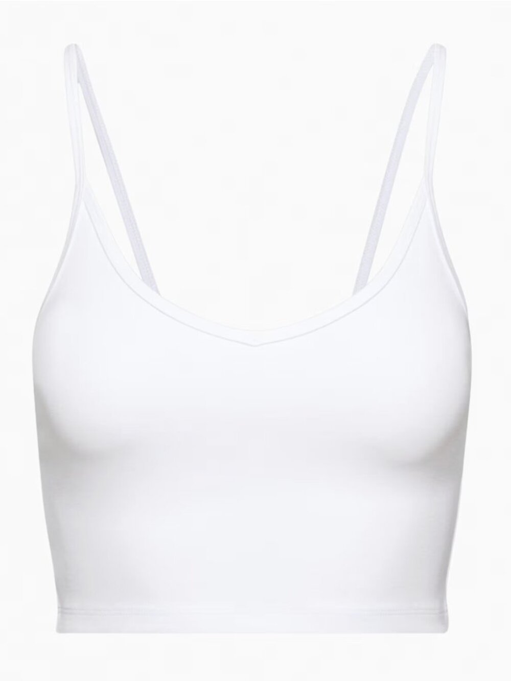 NWOT Sundeh Aritzia Cropped V-neck tank